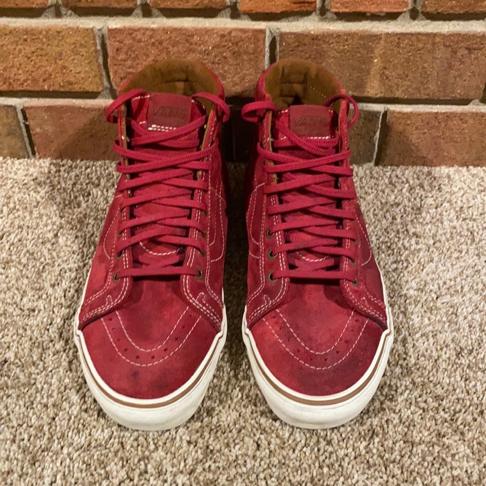 Vans California! Wine Red! size 11 men!